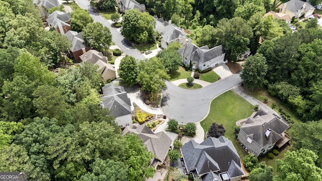 3450 Merganser Ln, Alpharetta, GA 30022 - aerial overview of property's location with nearby suburban area