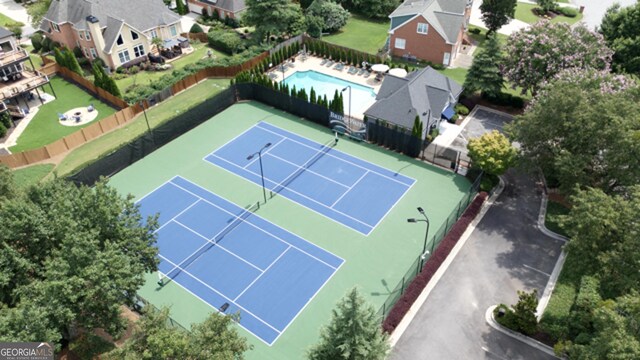 3450 Merganser Ln, Alpharetta, GA 30022 - view of tennis court