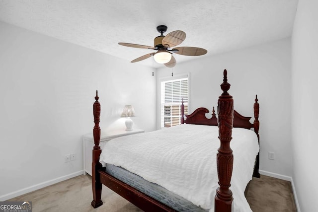 5565 Ashmoore Ct, Flowery Branch, GA 30542 - bedroom with carpet floors and ceiling fan