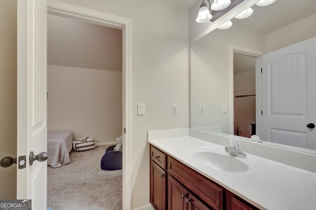 108 Village Pl, Newnan, GA 30265 - bathroom featuring vanity and baseboards