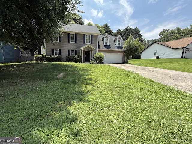 5156 Allison Way, Sugar Hill, GA 30518 - colonial house with driveway and a front lawn