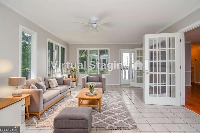 4714 Marc Ct SW, Lilburn, GA 30047 - sunroom / solarium featuring healthy amount of natural light and french doors