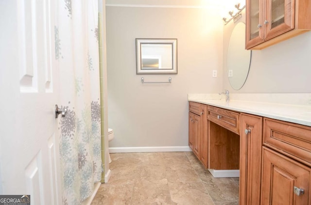 4714 Marc Ct SW, Lilburn, GA 30047 - bathroom with vanity and toilet