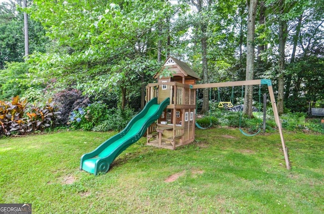 4714 Marc Ct SW, Lilburn, GA 30047 - view of play area with a yard