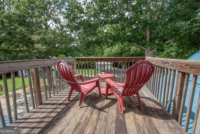 202 E Oak St, Luthersville, GA 30251 - view of deck