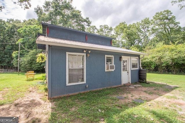 202 E Oak St, Luthersville, GA 30251 - view of outbuilding featuring cooling unit and view of scattered trees