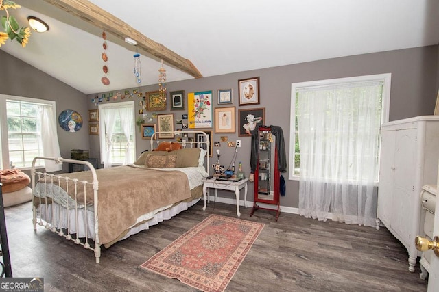 202 E Oak St, Luthersville, GA 30251 - living area featuring wood finished floors, vaulted ceiling, and wooden walls