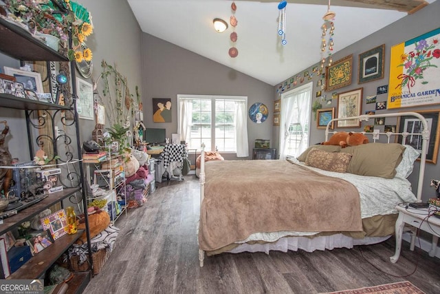 202 E Oak St, Luthersville, GA 30251 - bedroom featuring wood finished floors and baseboards
