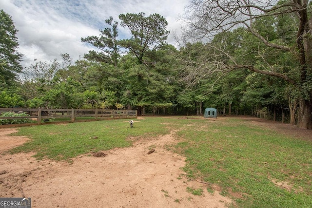 202 E Oak St, Luthersville, GA 30251 - view of yard with a view of trees