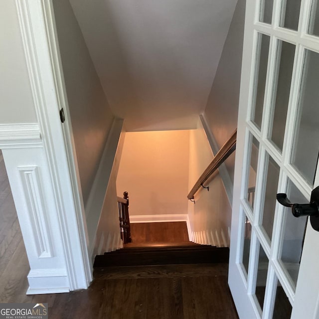 2170 Beecher Cir SW, Atlanta, GA 30311 - stairs with wood finished floors