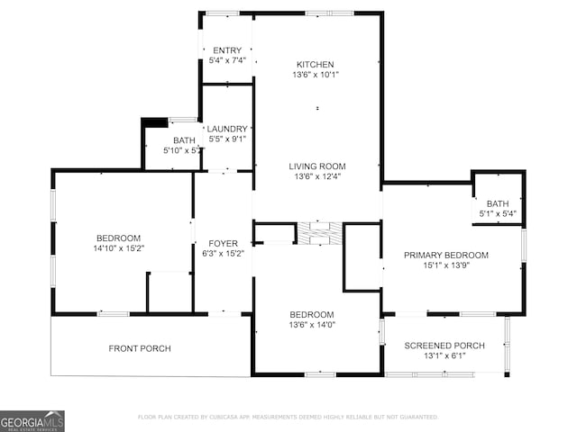 5880 Mulberry St, Austell, GA 30168 - view of property floor plan