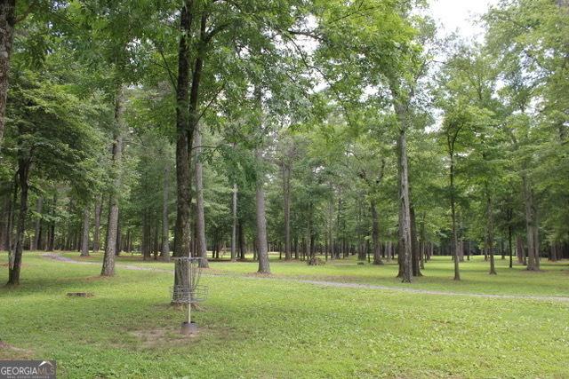 5880 Mulberry St, Austell, GA 30168 - view of community featuring a lawn and a wooded view
