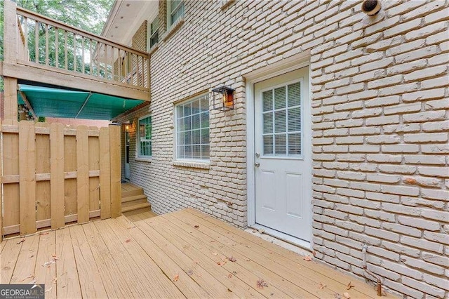 2232 Dunseath Ave NW Unit 309, Atlanta, GA 30318 - view of deck