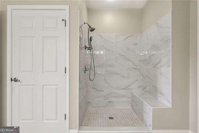 2721 Grapevine Cir Unit 1701, Cumming, GA 30041 - full bathroom with tiled shower