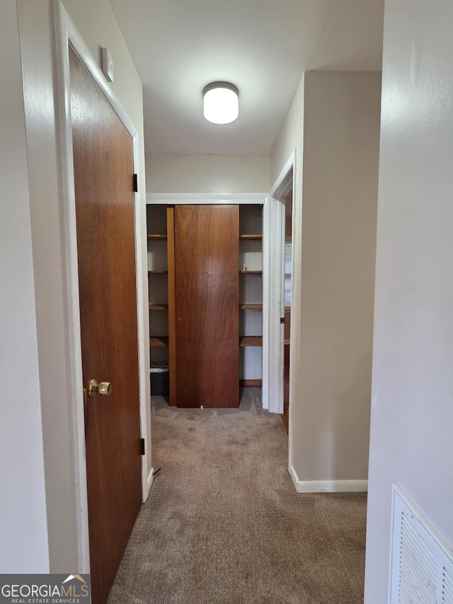 104 Denham St, Thomaston, GA 30286 - hall with carpet and baseboards