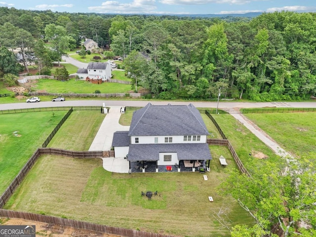 2243 Cain Cir, Dacula, GA 30019 - view of subject property featuring a heavily wooded area