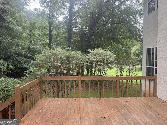 102 Cameron Pointe Dr, Lagrange, GA 30240 - view of wooden deck