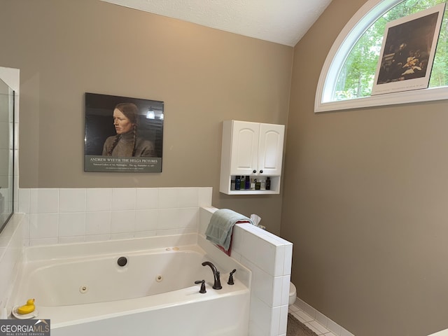 102 Cameron Pointe Dr, Lagrange, GA 30240 - full bathroom featuring a whirlpool tub and tile patterned flooring