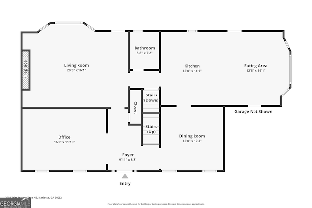 2502 Tritt Springs Trce NE, Marietta, GA 30062 - view of home floor plan