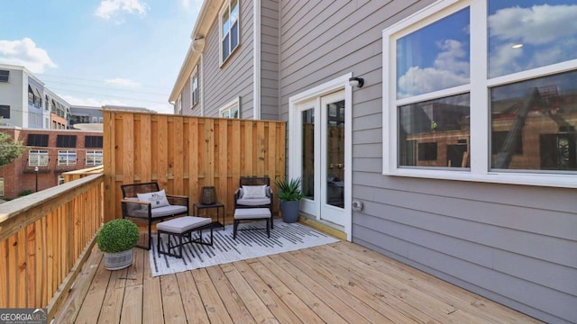 224 College Cir Unit 1013, Hapeville, GA 30354 - deck with french doors