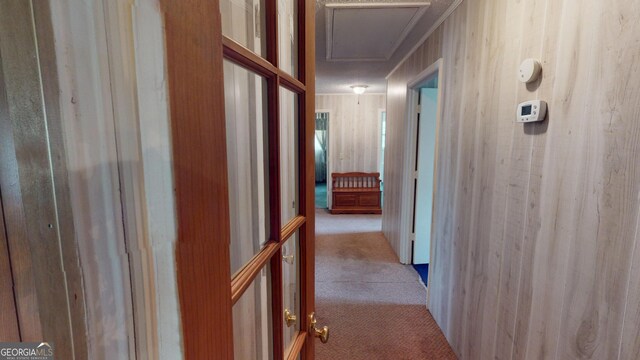 895 Ga Highway 57, Kite, GA 31049 - hallway with carpet flooring
