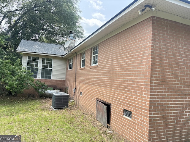 895 Ga Highway 57, Kite, GA 31049 - view of side of property featuring a yard and brick siding