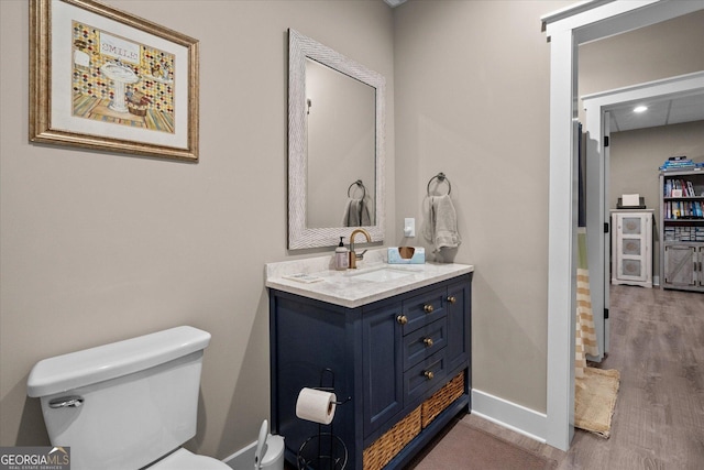 177 Garnett Point Dr, Carrollton, GA 30117 - bathroom with vanity and wood finished floors