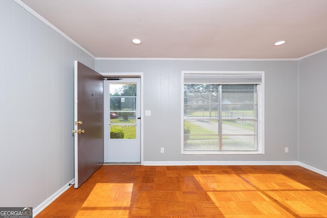 3027 Lansing Ave, Columbus, GA 31907 - foyer featuring crown molding and recessed lighting