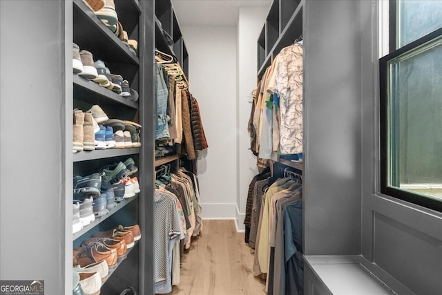 4451 Shellie Ln, Oakwood, GA 30566 - spacious closet featuring light wood finished floors
