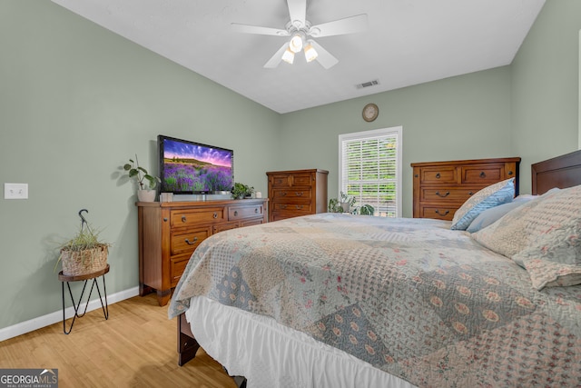 15 Bern Vis, Sautee Nacoochee, GA 30571 - bedroom featuring wood finished floors and ceiling fan