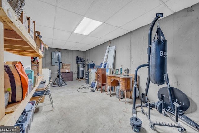 15 Bern Vis, Sautee Nacoochee, GA 30571 - finished below grade area with a drop ceiling