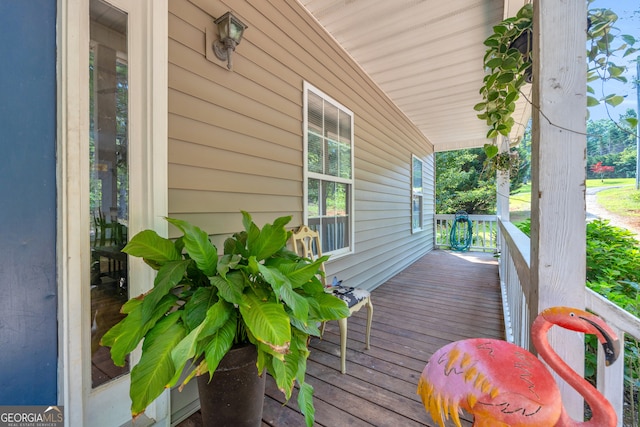 15 Bern Vis, Sautee Nacoochee, GA 30571 - view of wooden porch