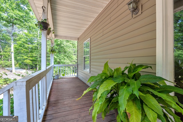 15 Bern Vis, Sautee Nacoochee, GA 30571 - view of wooden porch