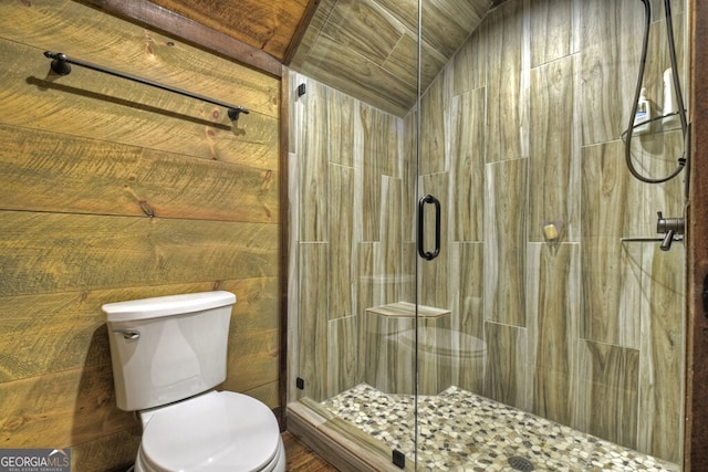 330 Serenity Ridge Ln, Mineral Bluff, GA 30559 - bathroom featuring a stall shower