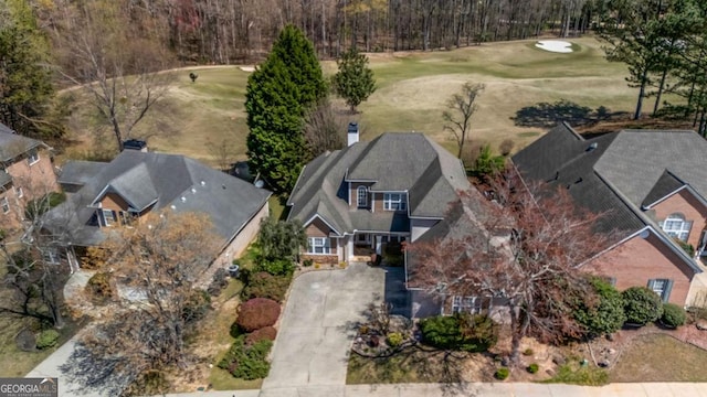 269 Legends Trce, Mcdonough, GA 30253 - aerial overview of property's location featuring a local golf course