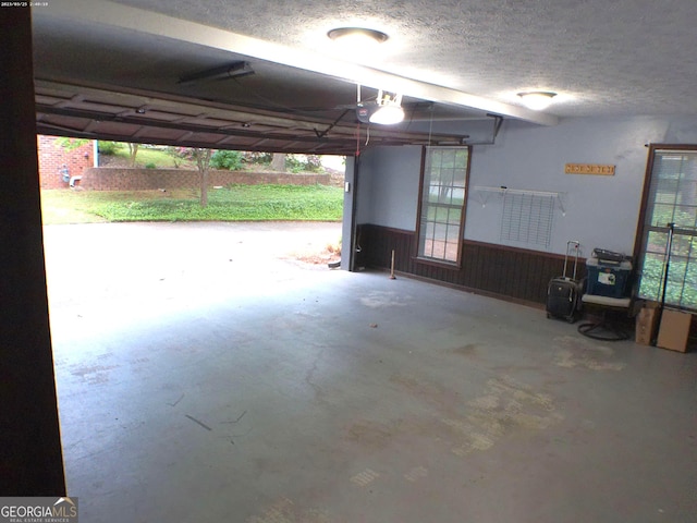 5741 Wolf Laurel Ln SW, Lilburn, GA 30047 - garage with a wainscoted wall