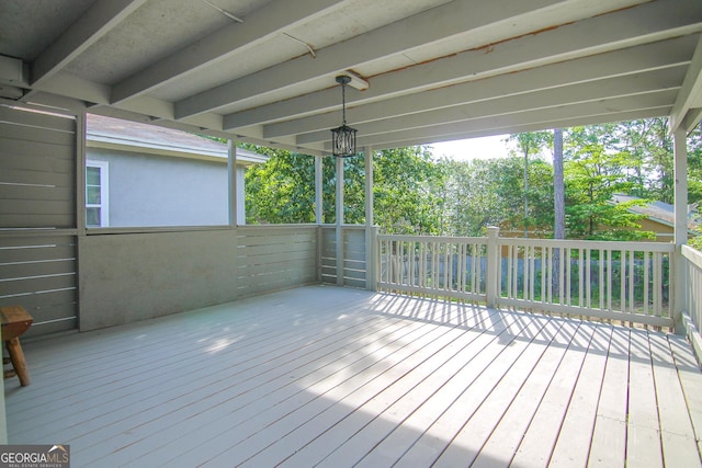 711 Main St, Byron, GA 31008 - view of wooden terrace