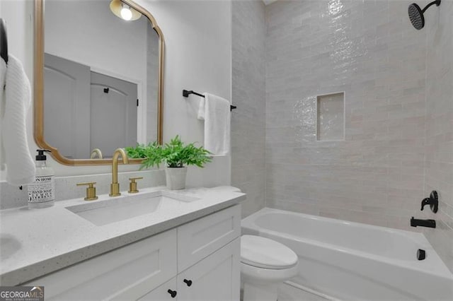 830 Gaston St SW, Atlanta, GA 30310 - bathroom featuring vanity and shower / bath combination