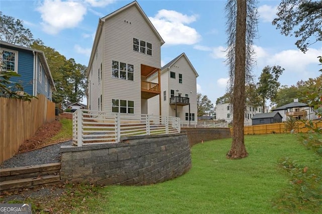 830 Gaston St SW, Atlanta, GA 30310 - rear view of house featuring a balcony