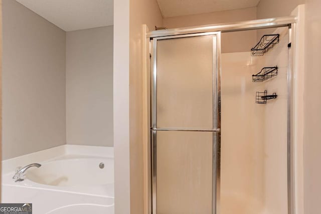 962 Taylors Farm Ct, Canton, GA 30115 - bathroom with a shower stall and a bath