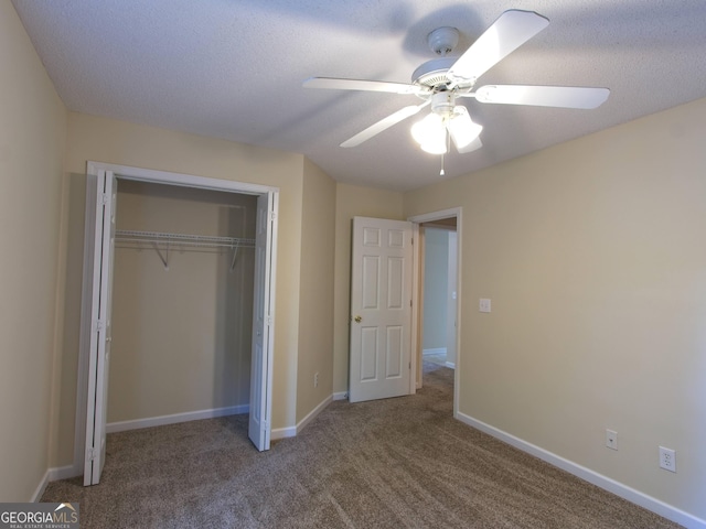 13 Pine Shadow Ct, Centerville, GA 31028 - unfurnished bedroom featuring carpet, a closet, and a ceiling fan