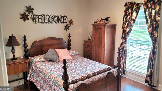 223 Overland Trl, Mcdonough, GA 30252 - bedroom with wood finished floors