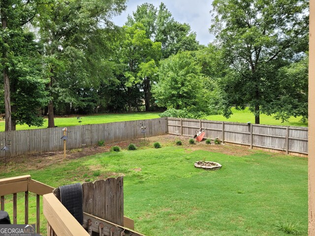 223 Overland Trl, Mcdonough, GA 30252 - view of fenced backyard
