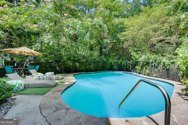 2716 Meadow Ridge Dr NW, Duluth, GA 30096 - outdoor pool with a patio area