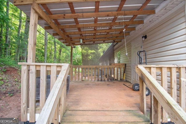 381 Jim Turner Rd, West Point, GA 31833 - view of wooden terrace