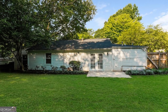 3993 Forrest Ct, Atlanta, GA 30341 - back of house featuring french doors and a patio