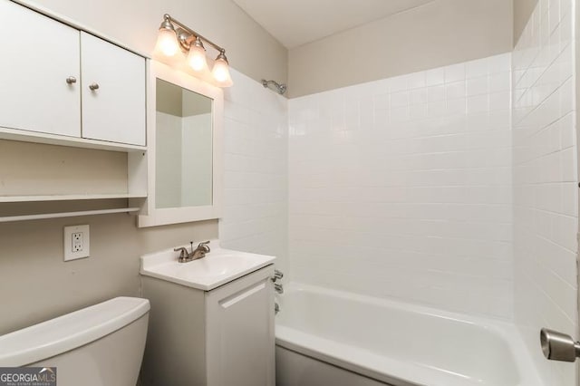 3993 Forrest Ct, Atlanta, GA 30341 - full bathroom with vanity and shower / tub combination