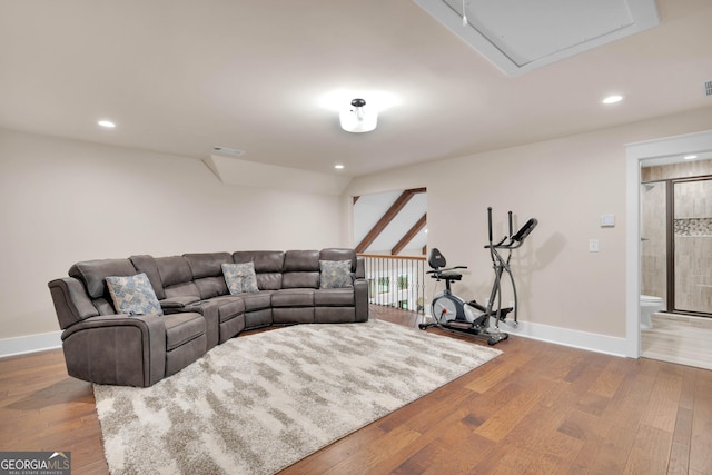 35 Cornish Creek Ln, Covington, GA 30014 - living room with wood finished floors and recessed lighting