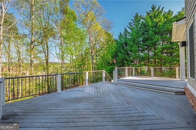 6186 Talmadge Run NW, Acworth, GA 30101 - view of wooden deck