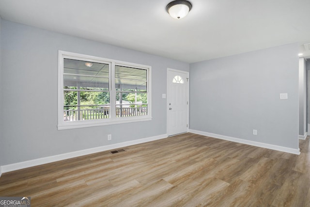 2621 Walton Way SW, Marietta, GA 30060 - entrance foyer with light wood-style flooring and baseboards